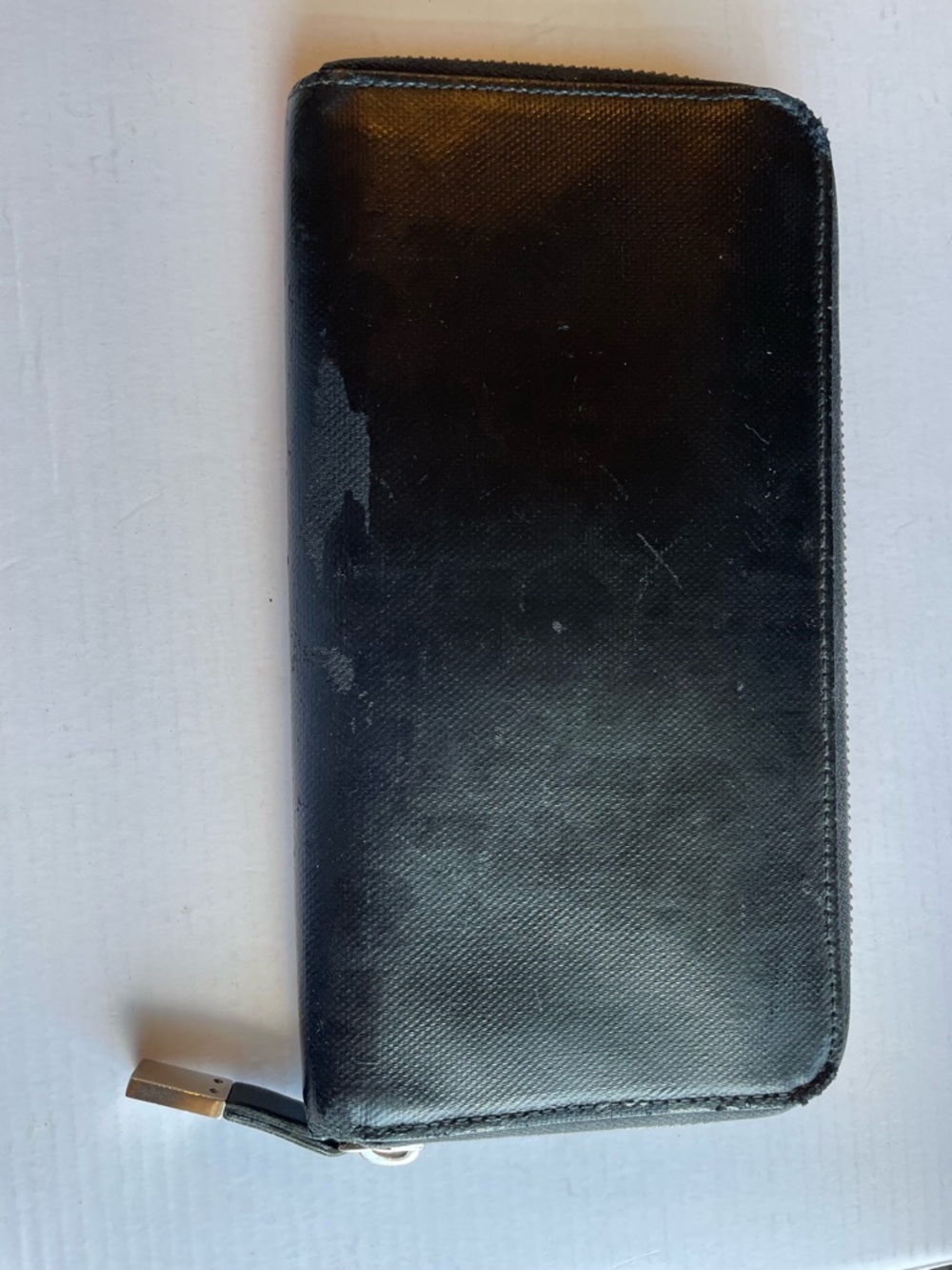 Dior Homme Long Wallet 100% Leather Black Vintage Unisex Fair Preloved ~ $2,000 - Picture 8 of 17